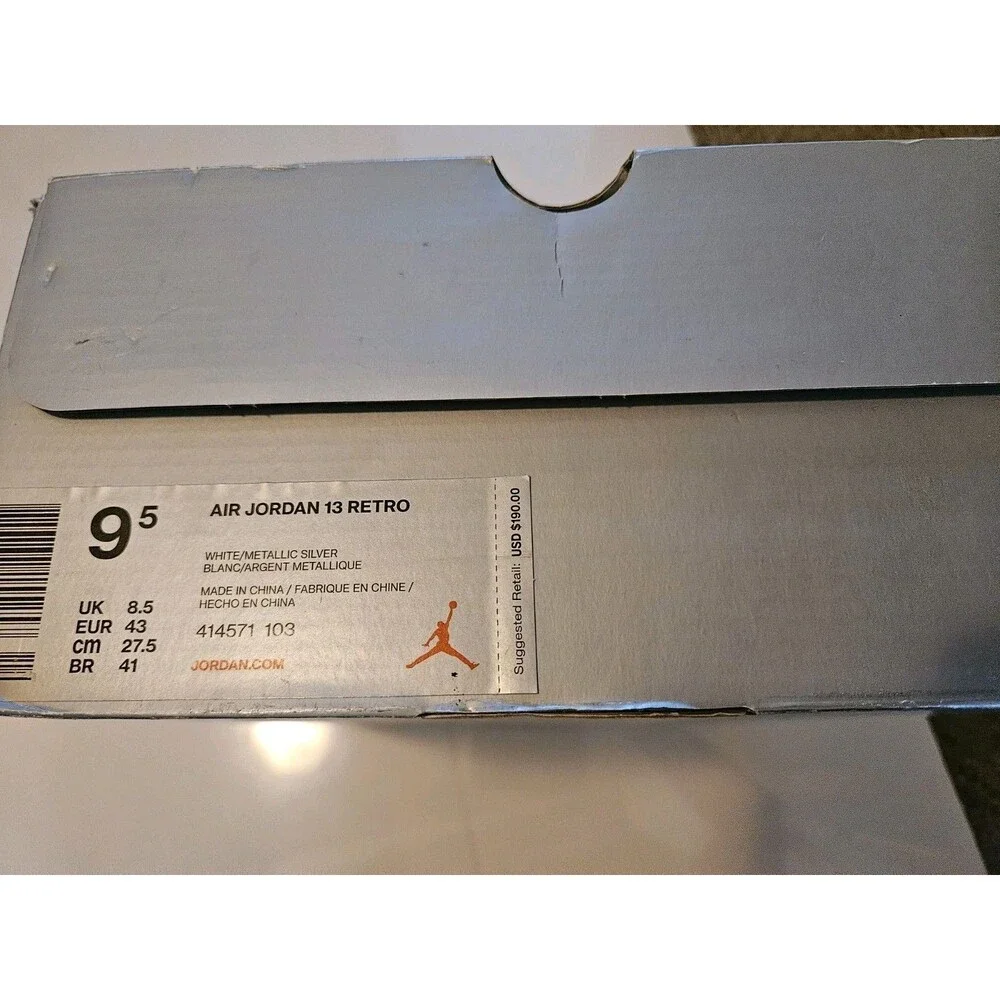 Jordan Air Jordan 13 Retro White/Red US 9.5 (414571-103)